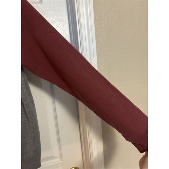 Star Wars Full Zip Hoodie 1977 Graphic Movie Sweatshirt Gray Burgundy Classic, L - Picture 5 of 11